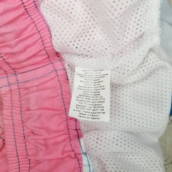 AMS Swimwear popsicle print swim shorts multi color size XG beach gym mesh liner - Picture 10 of 10